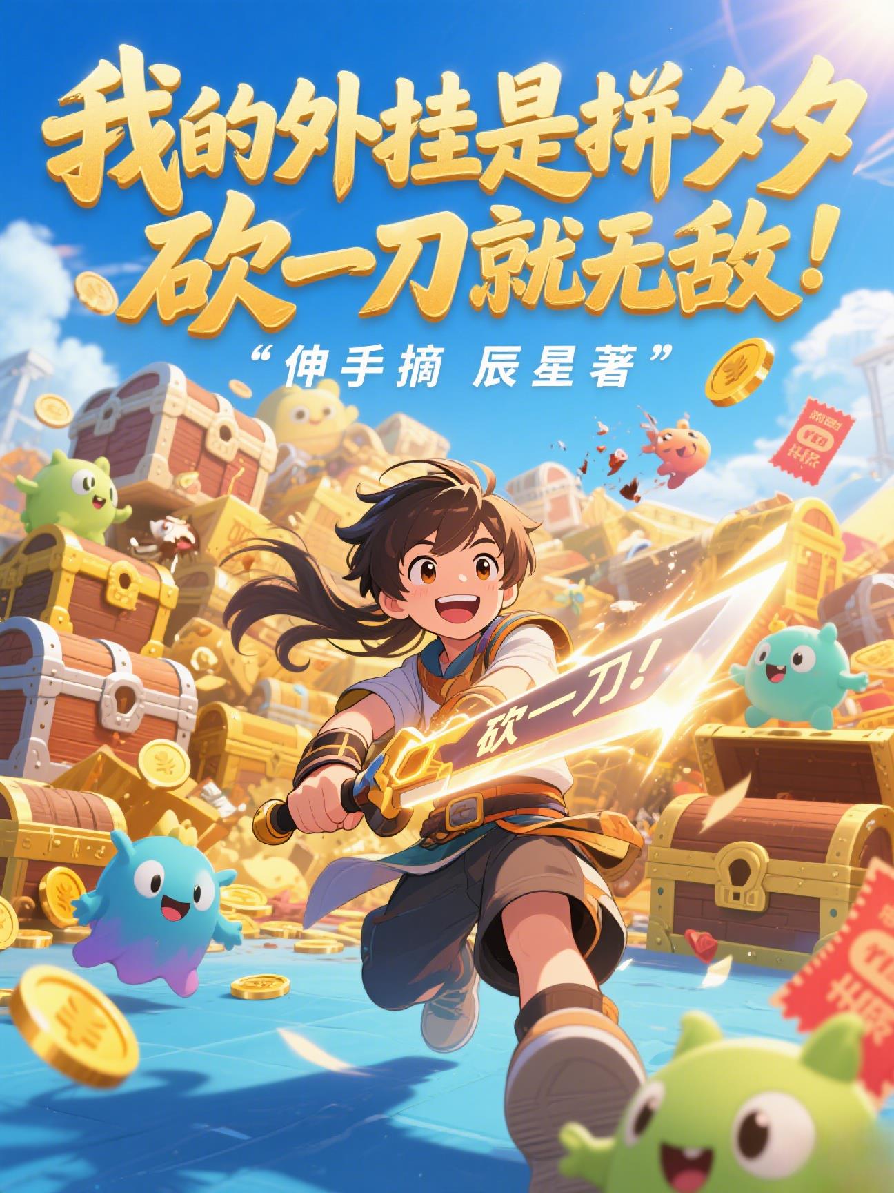 我的外挂是拼夕夕，砍一刀就无敌